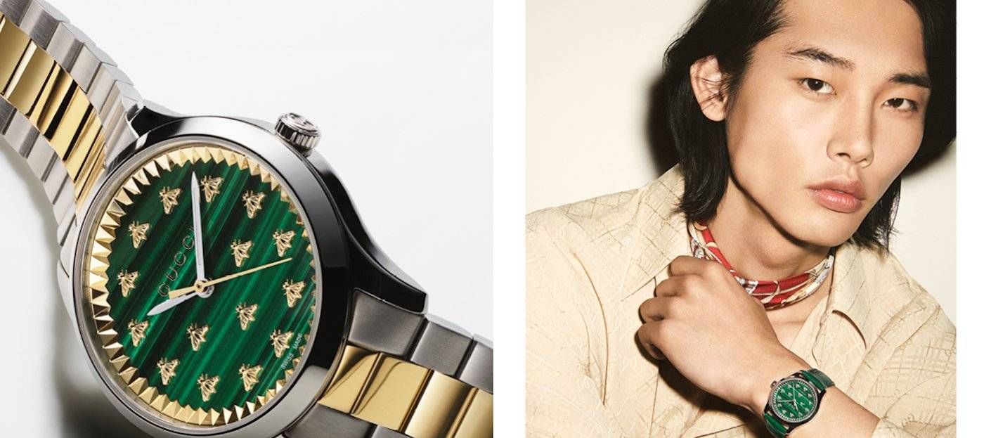 Gucci presenta nueva campaña de relojes y joyas