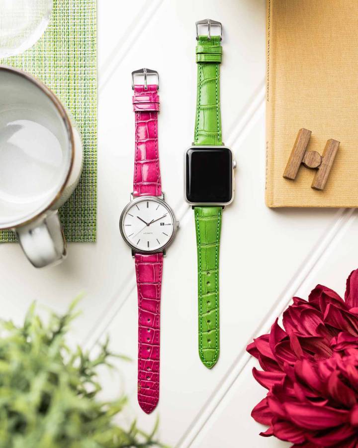 Hirsch suministra correas tanto para relojes tradicionales como para el nuevo mercado de relojes inteligentes.