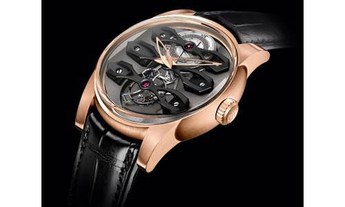 GRANDES MAISONS - El muy radical Neo-Tourbillon under Three Bridges de GIRARD-PERREGAUX