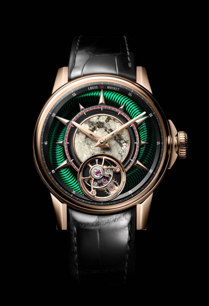 Louis Moinet lanza “A la luna” como primero de la trilogía Julio Verne Tourbillon