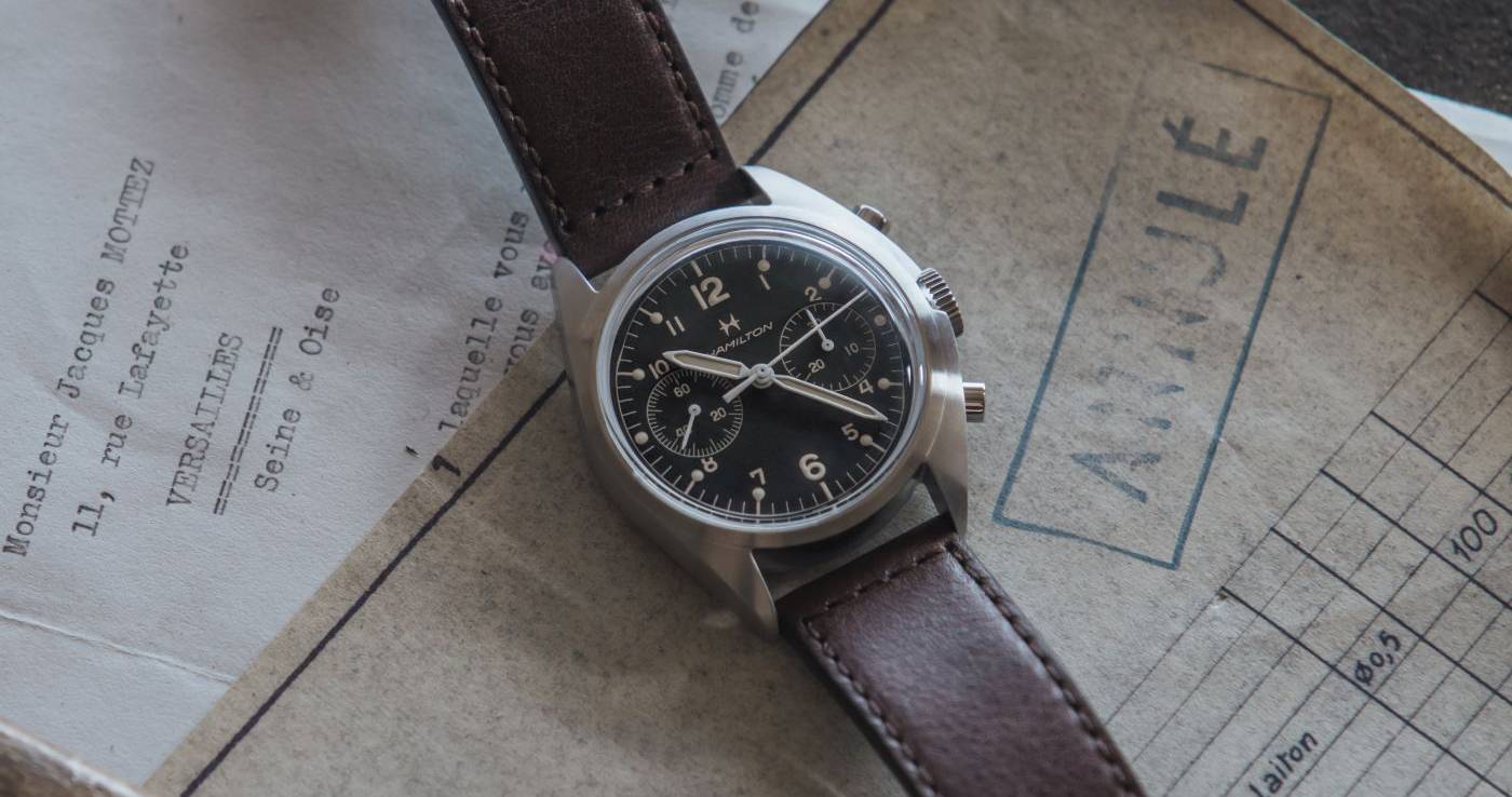 El nuevo Khaki Pilot Pioneer Mechanical Chronograph de Hamilton