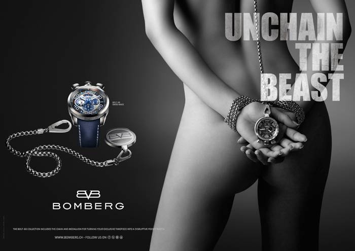«Unchain the Beast» Anuncio de Bomberg