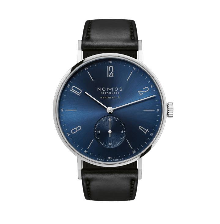 Nomos Tangente neomatik 39 blue gold