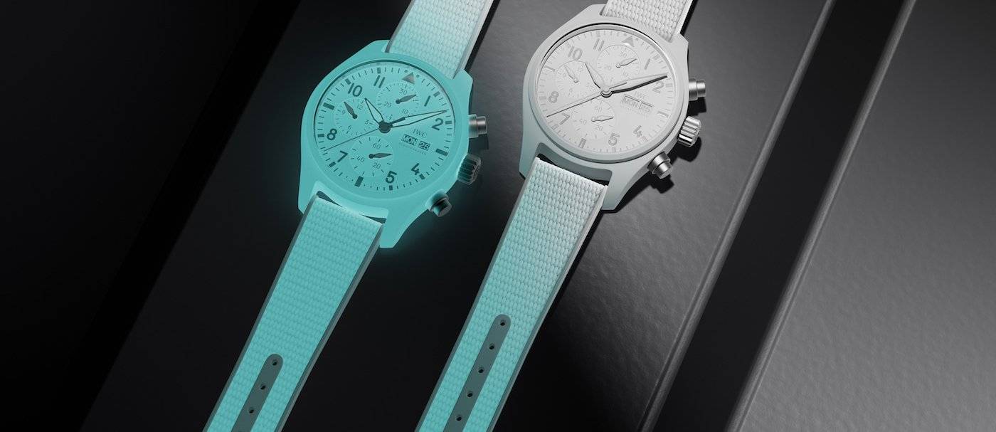 IWC presenta el primer reloj cerámico totalmente luminoso con tecnología Ceralume®