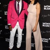 Tyson Beckford y Rosario Dawson en el evento de Montblanc - Abril 2014