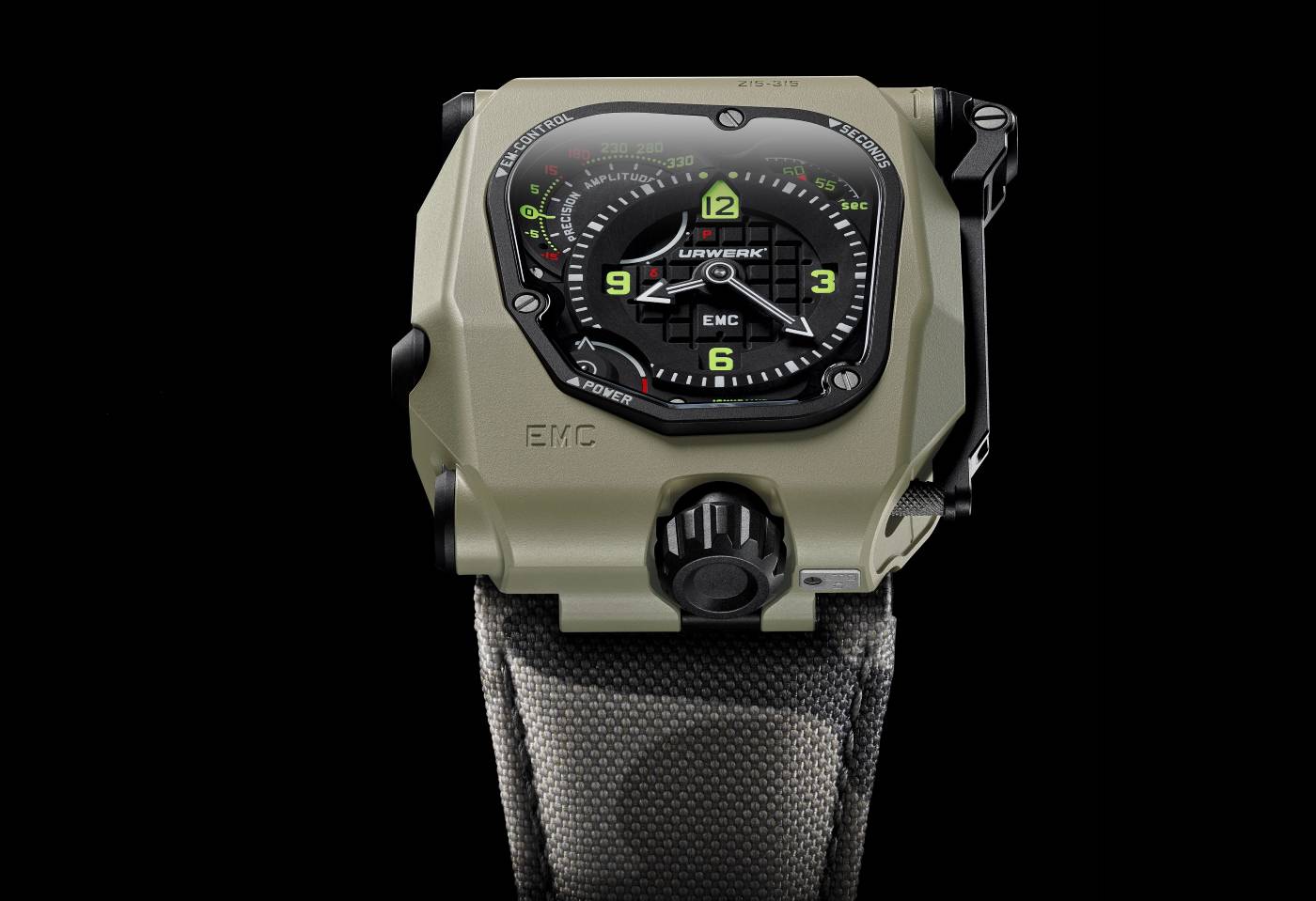 Urwerk EMC Time Hunter Desert Sage version