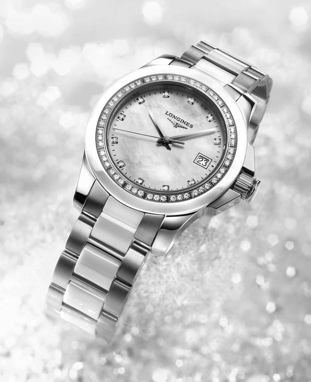 LADIES DIAMOND CONQUEST (WHITE) de Longines