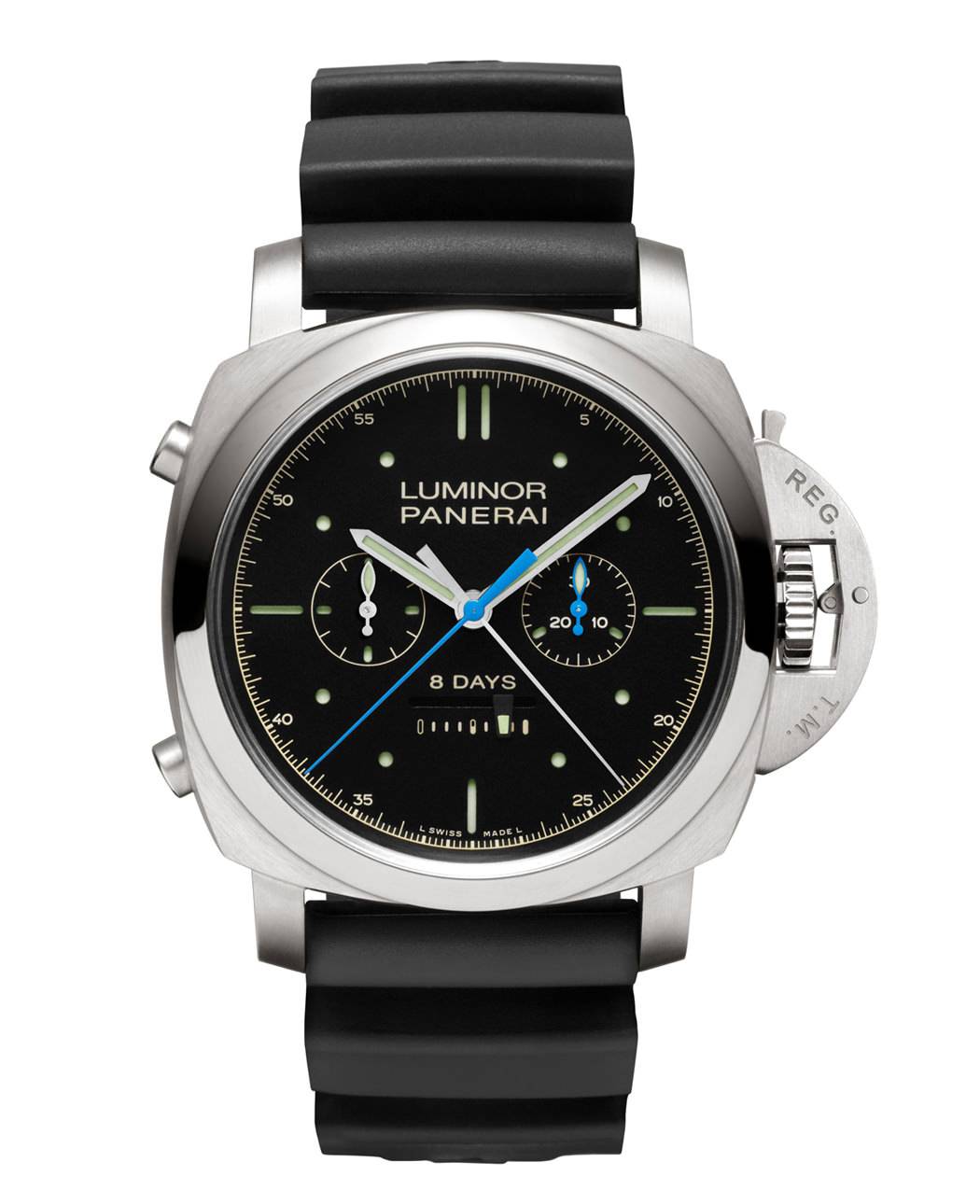 LUMINOR 1950 RATTRAPANTE 8 DAYS TITANIO – 47mm de Panerai