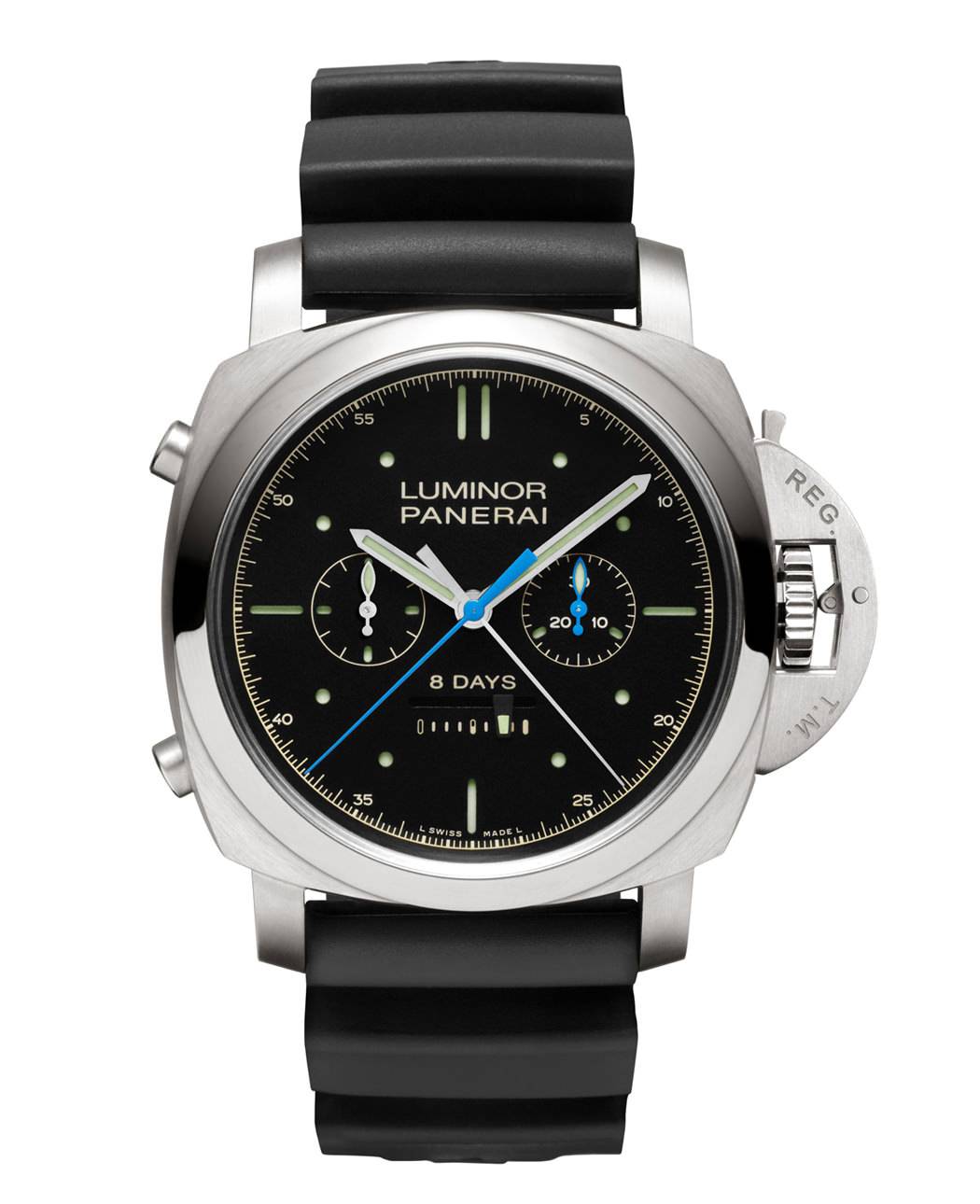 LUMINOR 1950 RATTRAPANTE 8 DAYS TITANIO – 47mm de Panerai