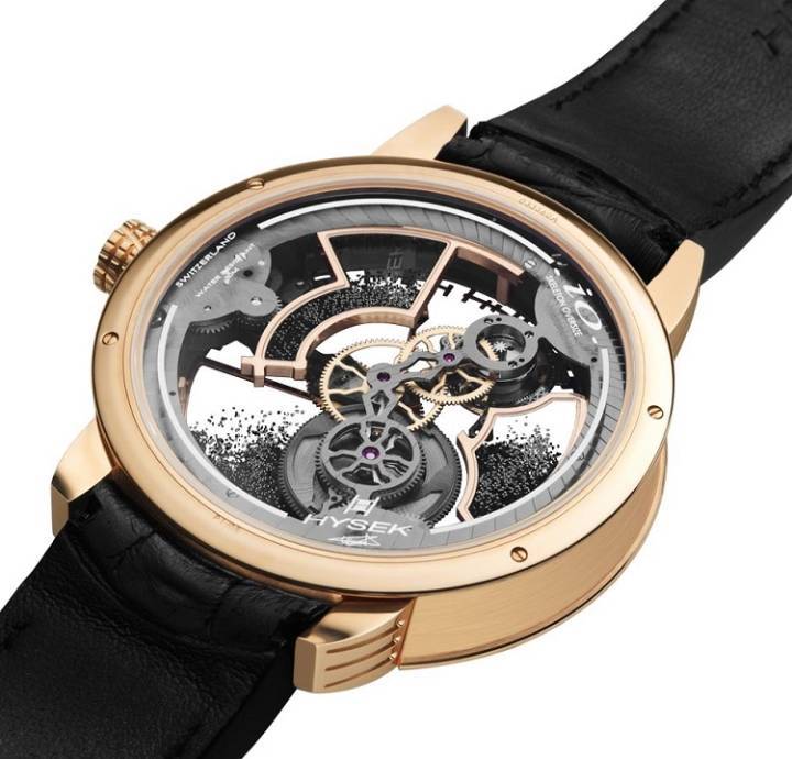 La trasera del IO Squelette Tourbillon