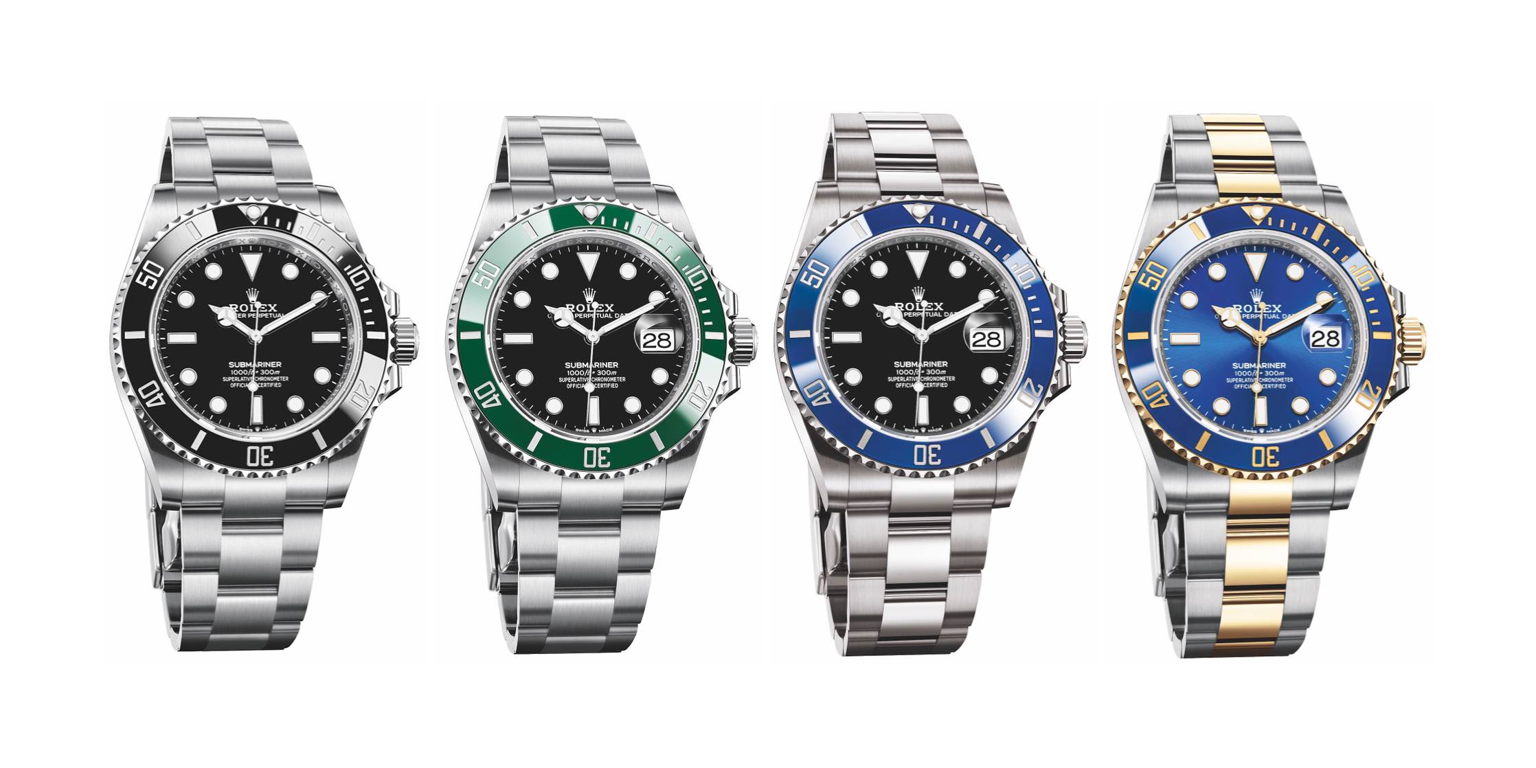 La totalmente rediseñada Rolex Submariner Collection