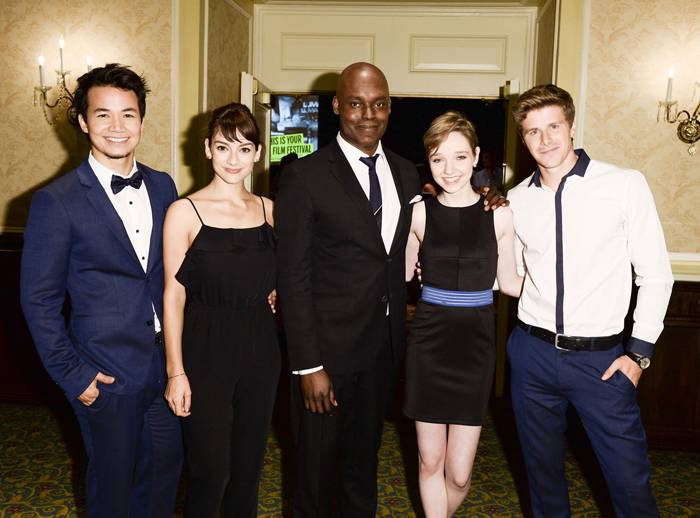 El Director Artíastico Cameron Bailey con las 2014 TIFF rising stars