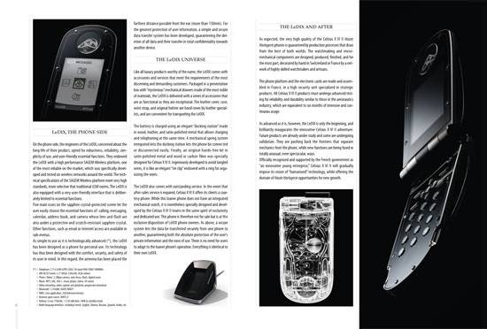 Celsius X VI II - Alta Relojería y teléfonía móvil