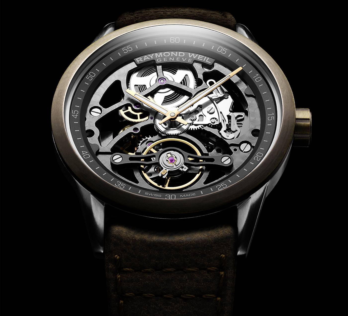 Raymond Weil: un nuevo Freelancer Skeleton en bronce