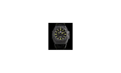 Negro con un toque de amarillo. El nuevo modelo Hard Black DLC II, por Linde Werdelin