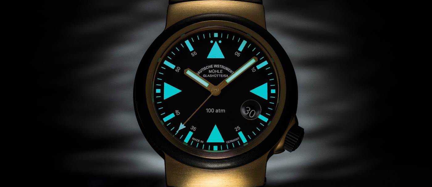 Mühle-Glashütte presenta un S.A.R. Rescue-Timer en oro de 18 quilates