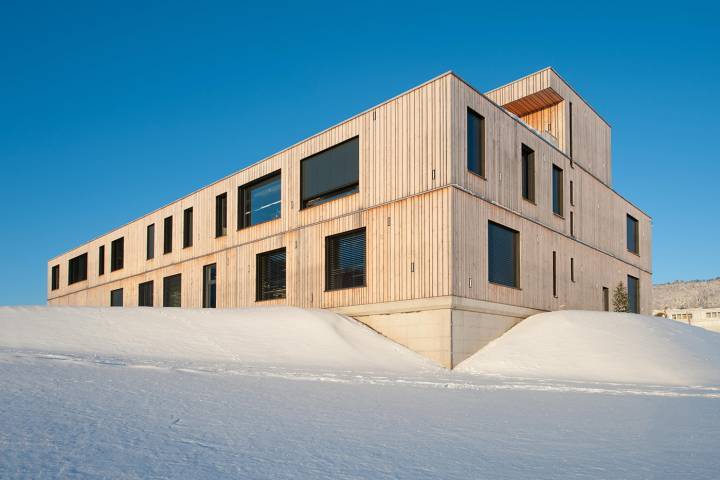 Las nuevas instalaciones de Reuge, en Sainte-Croix, inauguradas en 2016.