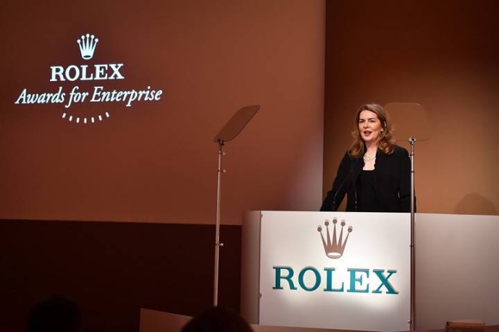 Rebecca Irvin, Jefa de Filantropía de Rolex SA.