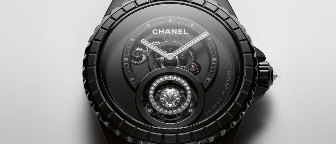 Chanel J12 Diamond Tourbillon: el volante solitario