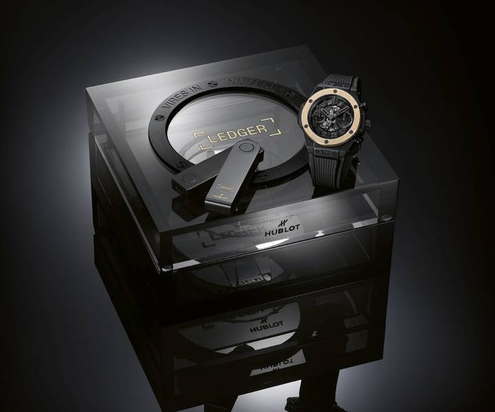 El Big Bang Unico Ledger de Hublot se entrega con una billetera de hardware de criptomonedas.