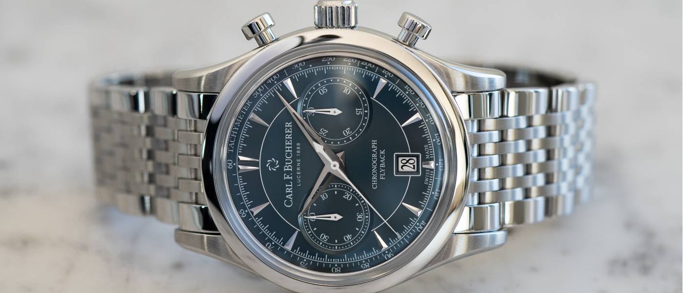 Carl F. Bucherer añade nuevos colores a la línea Manero Flyback 