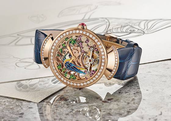 Divas' Dream Tourbillon Skeleton, la romántica visión de Bulgari de la naturaleza