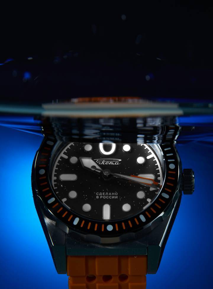 Raketa Amphibia: un reloj para inmersión profunda