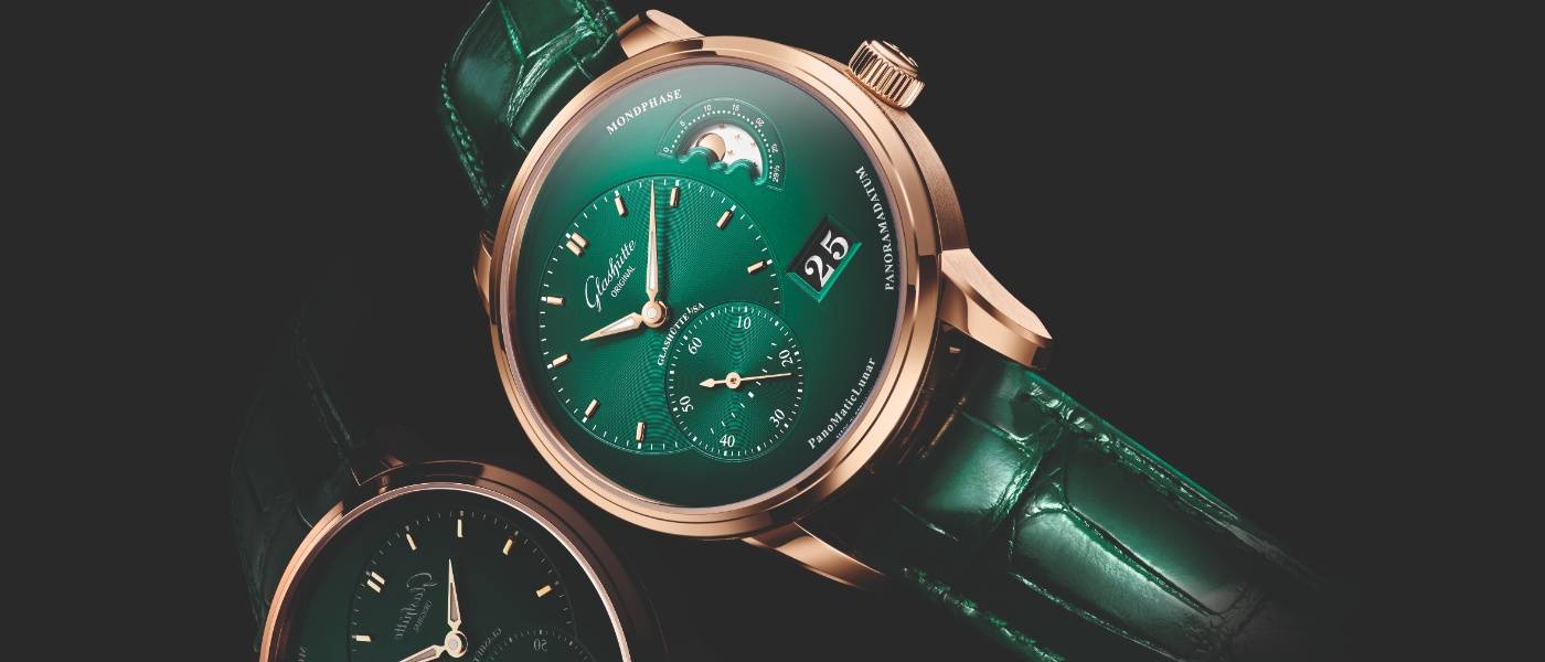 Glashütte Original: el PanoMaticLunar ahora en un verde exuberante