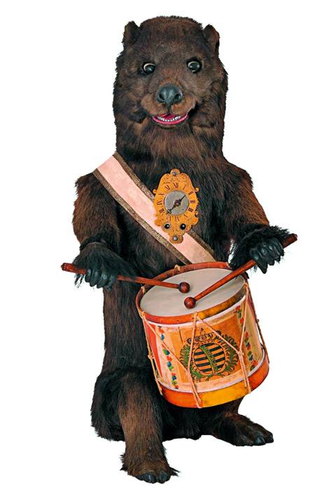 Reloj autómata “El oso tamborilero” (alrededor de 1625)