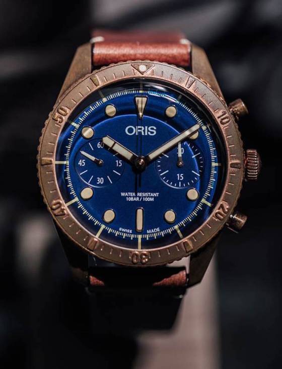 Oris Lanza el Special Carl Brashear Chronograph en Bronce