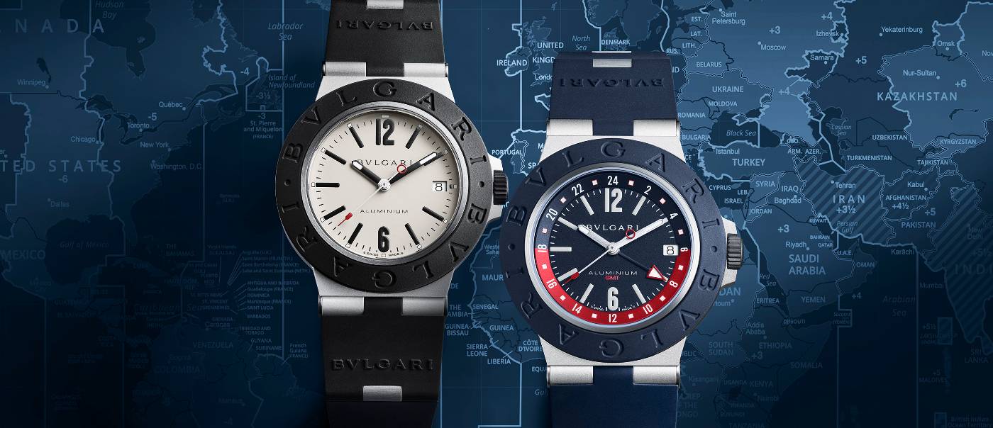 Una introducción al nuevo Aluminium GMT de Bulgari