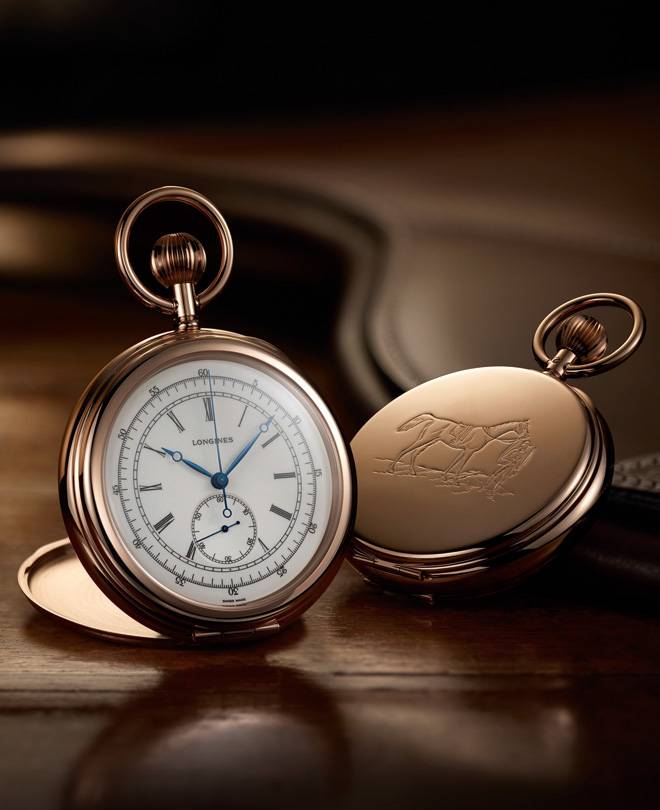 El reloj de bolsillo Equestrian Jockey 1878 de Longines