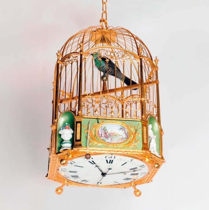 Reloj de salón atribuido a Pierre Jaquet-Droz. ©Museo de Relojería del Locle - Château des Monts