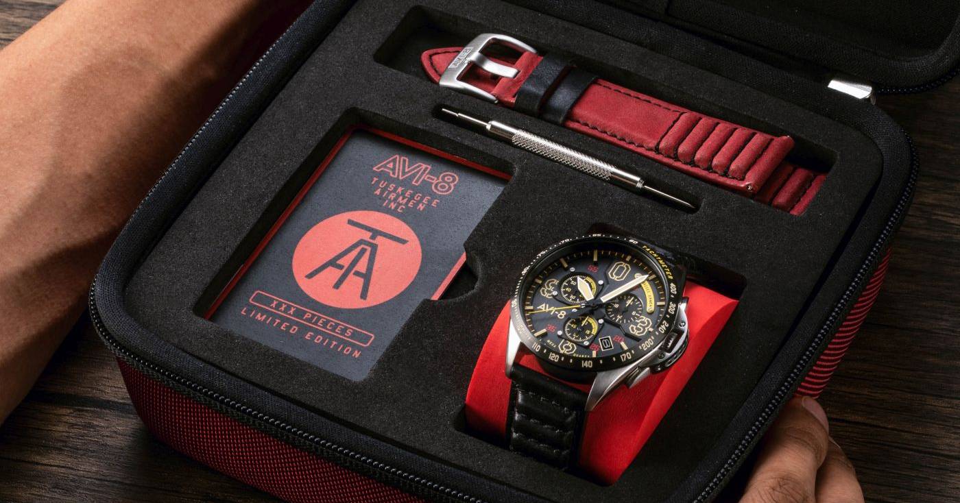 AVI-8 presenta el nuevo P-51 Mustang Tuskegee Airmen Chronograph Limited Edition