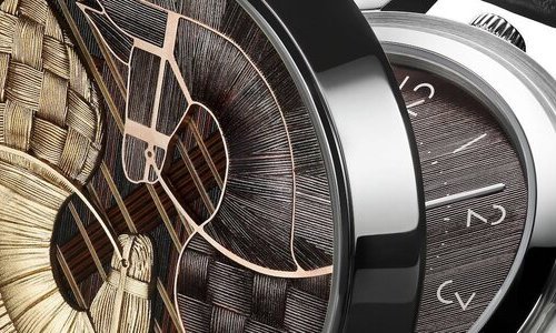 El Slim Masan Masan de Hermès cuenta con marquetería oriental de crin.