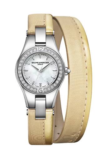 Baume & Mercier Correa Linea en Dorado Glaseado