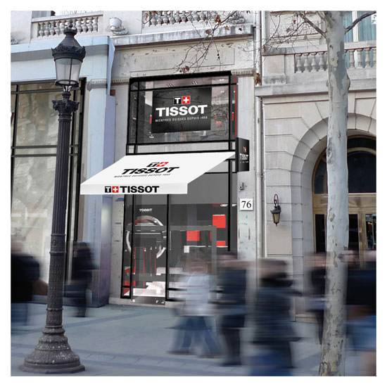 Tissot abre una tienda monomarca en los Champs-Elysées de París