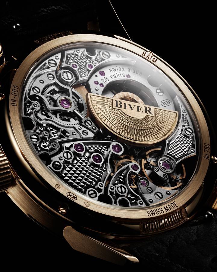 Biver presenta su primer reloj automático de tres agujas