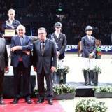 La ceremonia de entrega e premios en el Longines Grand Prix