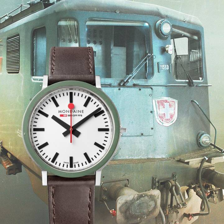 El reloj Gotthard hecho de una locomotora desguazada