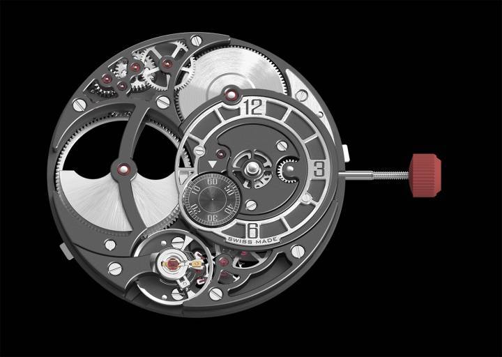 Calibre 01053, de cuerda automática con microrotor