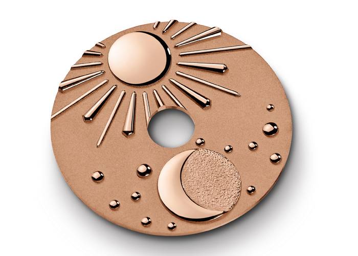 Disco en oro rosa de 22 quilates de Girard-Perregaux