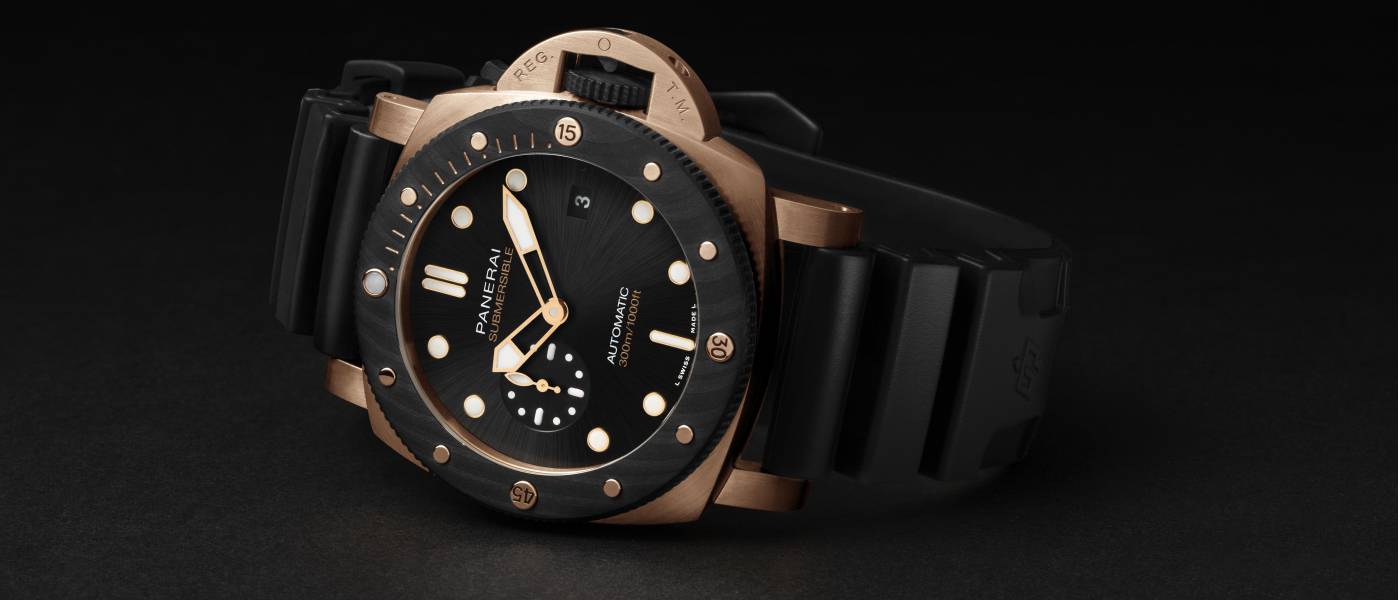 Panerai lanza el Submersible Goldtech™ OroCarbo 44mm