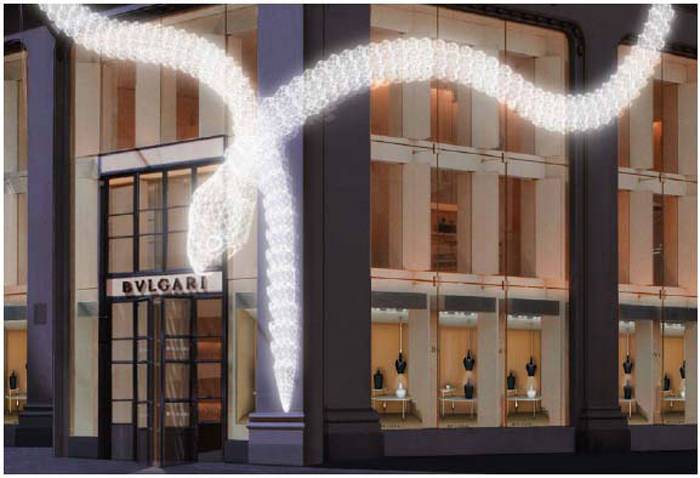 La Boutique insignia de Bulgari en la Quinta Avenida