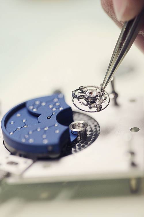 El movimiento G1769 tourbillon
