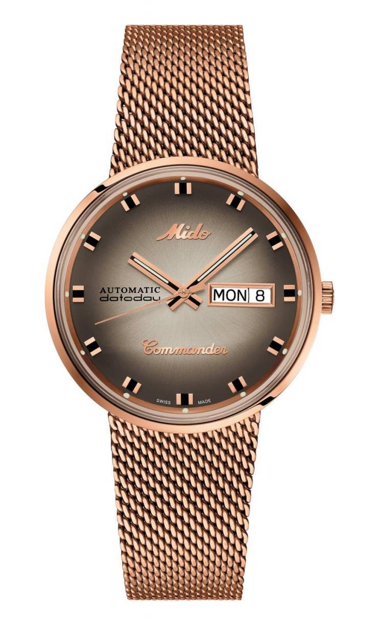 MIDO COMMANDER SHADE PVD OR ROSE