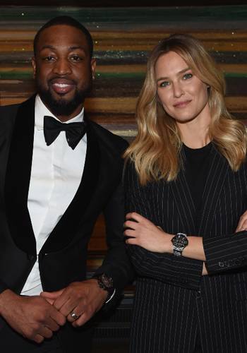 Los Embajadores de Hublot Dwyane Wade y Bar Refaeli
