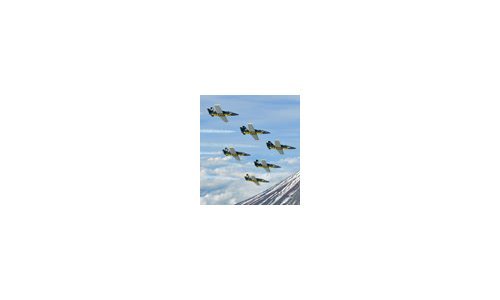 El Breitling Jet Team muestra por primera vez su equipo de acrobacia aérea Europea en Japón