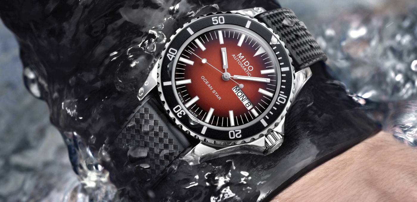 Mido Watch Reloj de hombre Black Ocean Star 200 automático Mido Caliber 80  (Base ETA C07.621), Negro, Reloj analógico, reloj de buceo, reloj