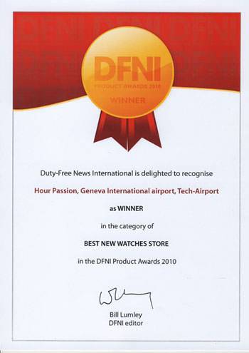 Swatch Group: DFNI le otorga el premio “best new store” 2010